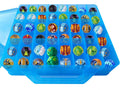 HOME4 Double Sided No BPA Toy Storage Container - 48 Compartments