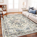 Vintage Traditional Area Rug 5ftx7ft for Living Room and Bedroom