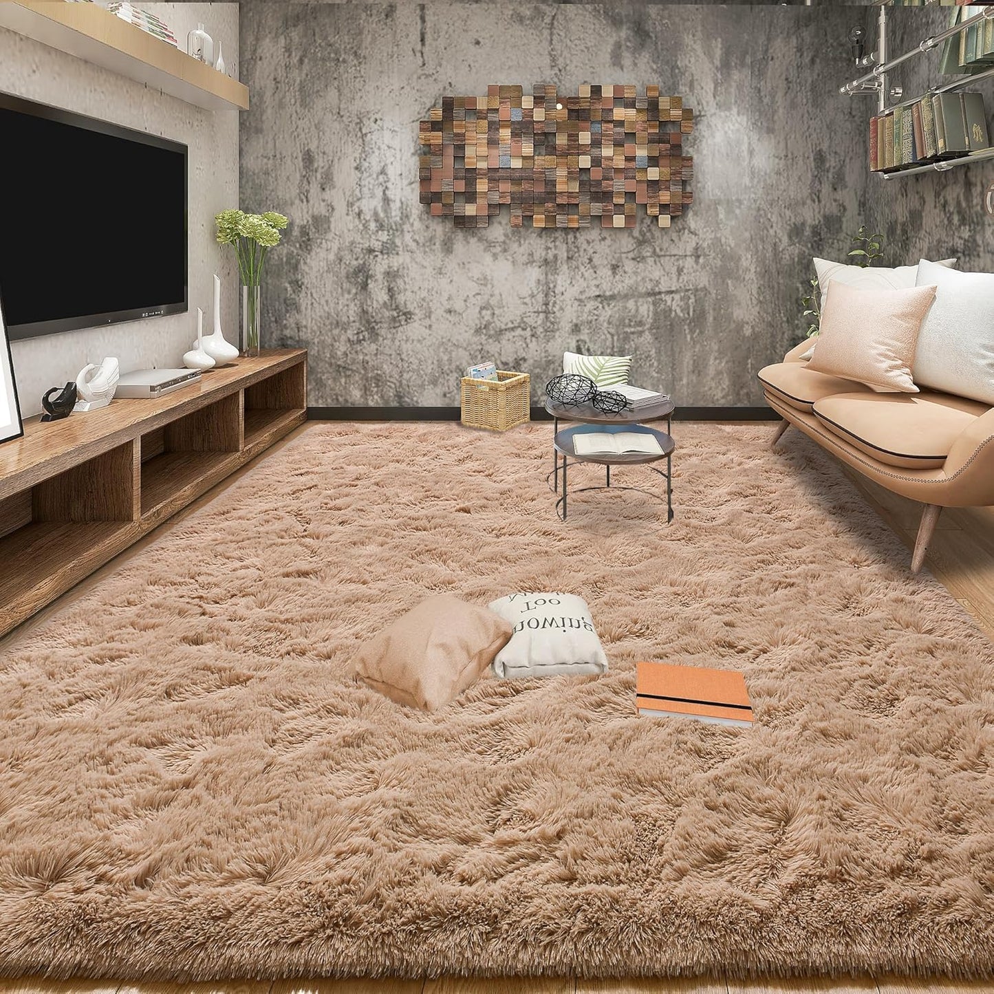 Tepook Super Soft Fluffy Rugs for Living Room and Bedroom