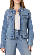 Women's Regular-Fit Low Stretch Denim Trucker Jacket - Timeless Layer