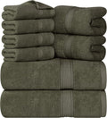 Utopia Towels 8 Piece Premium Towel Set for Luxurious Comfort
