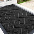 Front Door Mat Indoor Outdoor 36x24 - Waterproof Low Profile Welcome