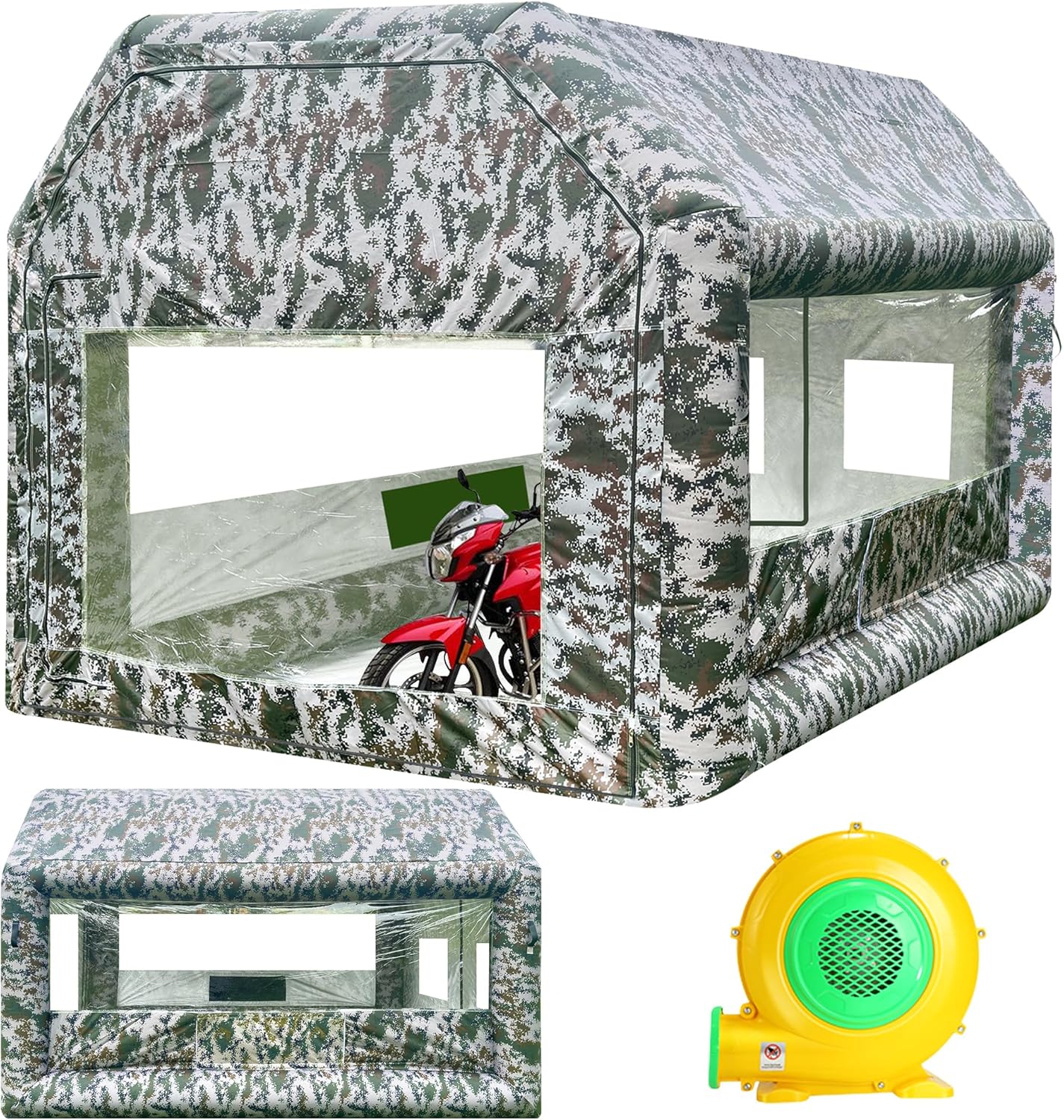 Portable Inflatable Paint Booth - DIY Car Painting