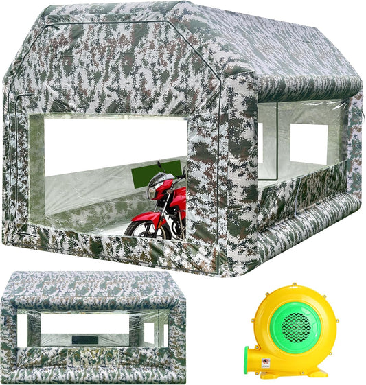 Portable Inflatable Paint Booth - DIY Car Painting