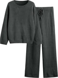 Lounge Sets for Women 2 Piece Fuzzy Fleece Pajamas - Cozy Oversized