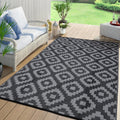 Large 9x18ft Plastic Straw Outdoor Rug - Waterproof Reversible Mat