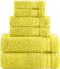Elegant Comfort Luxury 6-Piece Towel Set - Soft Turkish Cotton