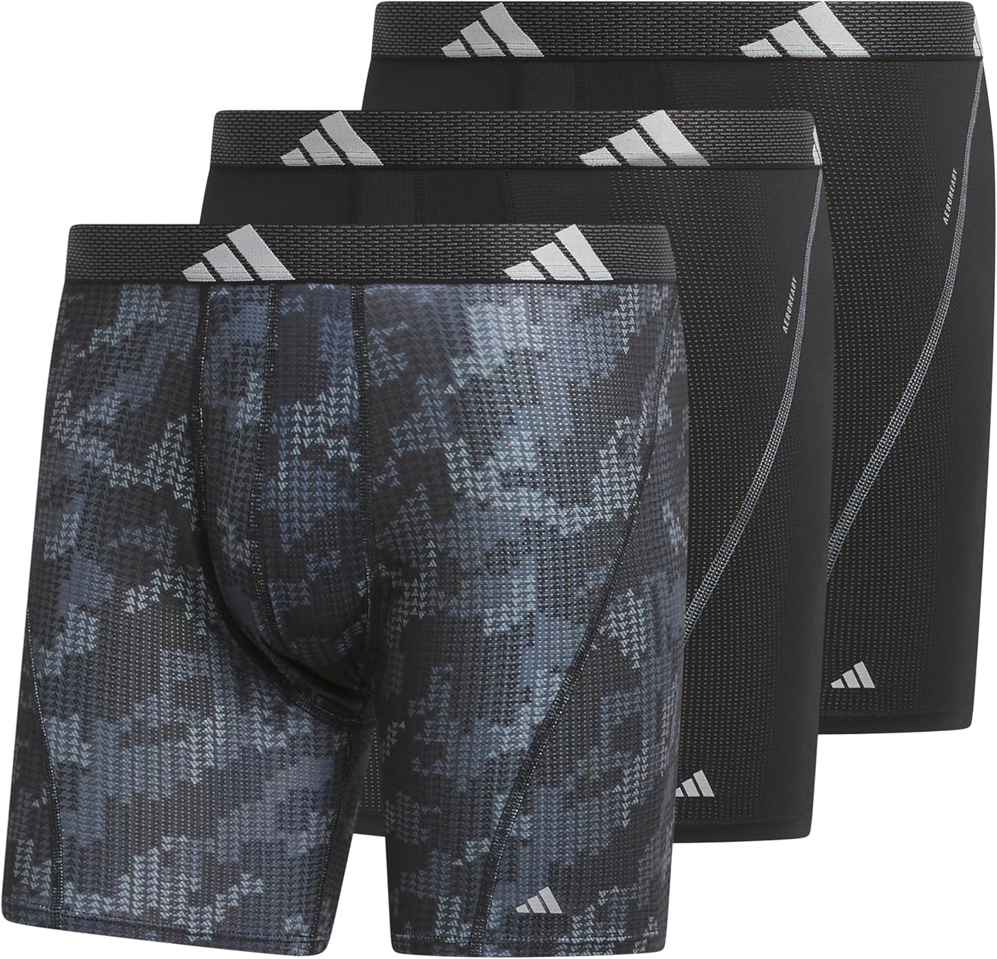 adidas Men's Performance Athletic Mesh Boxer Briefs 3-Pack