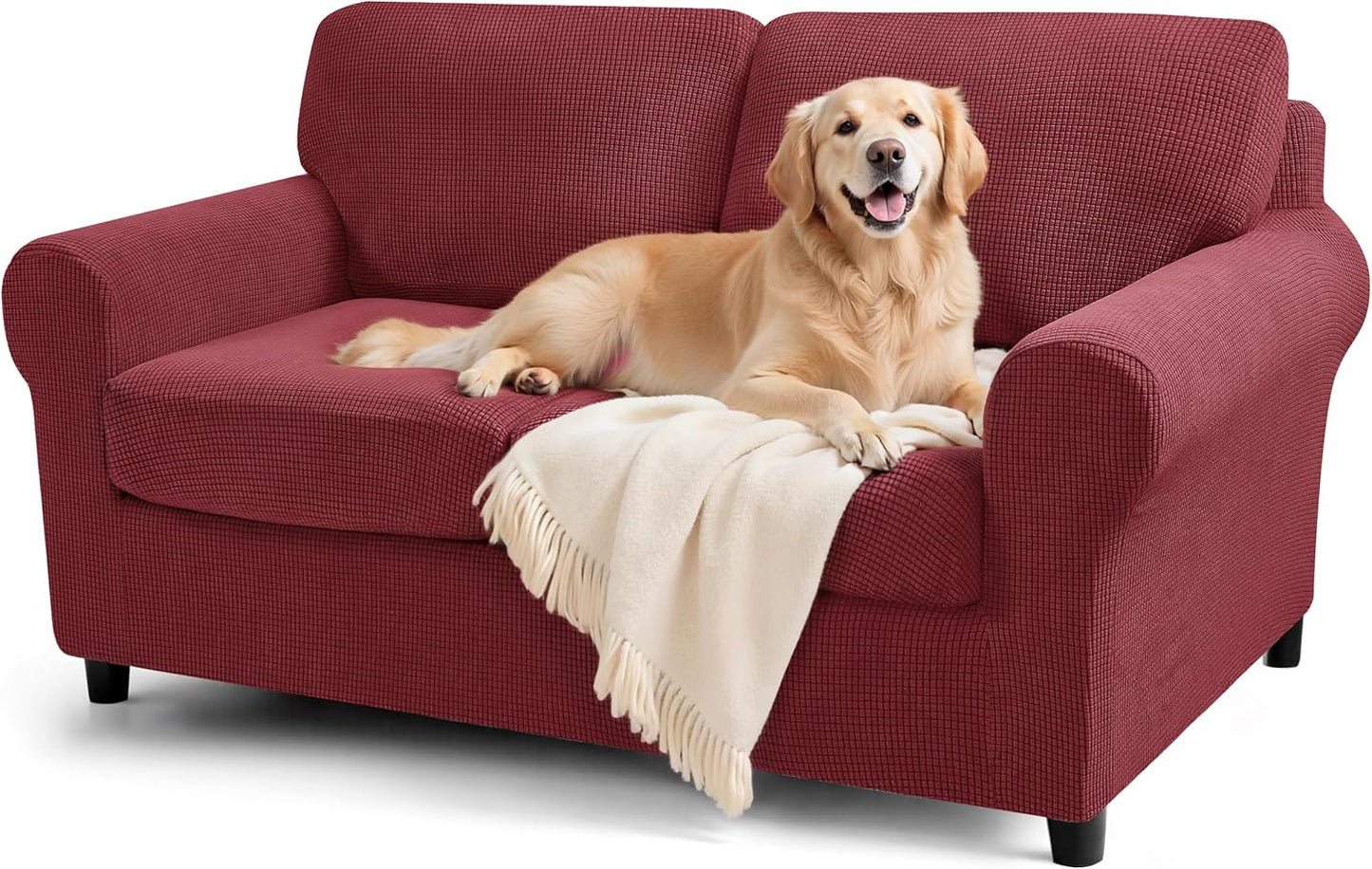 SUBRTEX 5 Pieces Stretch Sofa Slipcover Set for Oversize Sofa
