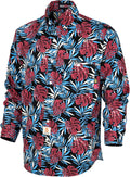 FR Work Shirt Printed Paisley Hawaii Button Down - FR Protection