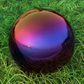 Rainbow Stainless Steel Gazing Mirror Ball for Garden Decor