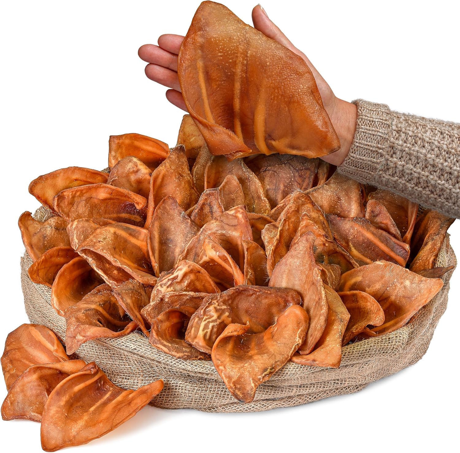 Healthy Whole Pig Ears for Dogs - Natural Chews and Treats