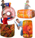 Skywin Inflatable Battle Bunkers - 4 Piece Obstacle Set for Laser Tag