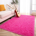 Foxmas Large Area Rugs 6x9 ft Plush Shaggy Rug - Soft Furry Accent