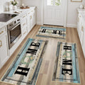 Tritard Non Slip Kitchen Rugs Set of 3 for Farmhouse Style
