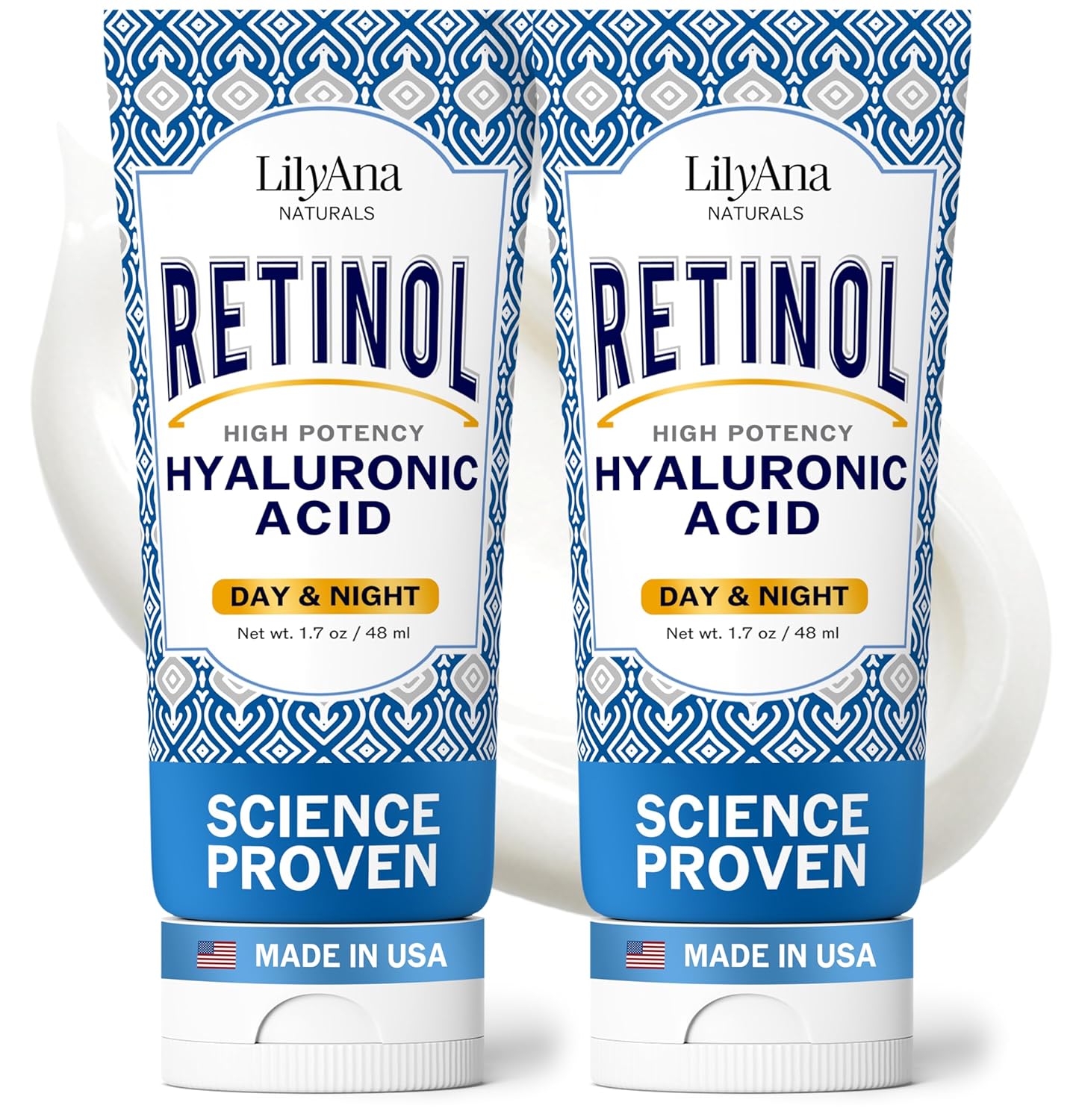 LilyAna Naturals Retinol Cream - Anti-Aging Moisturizer