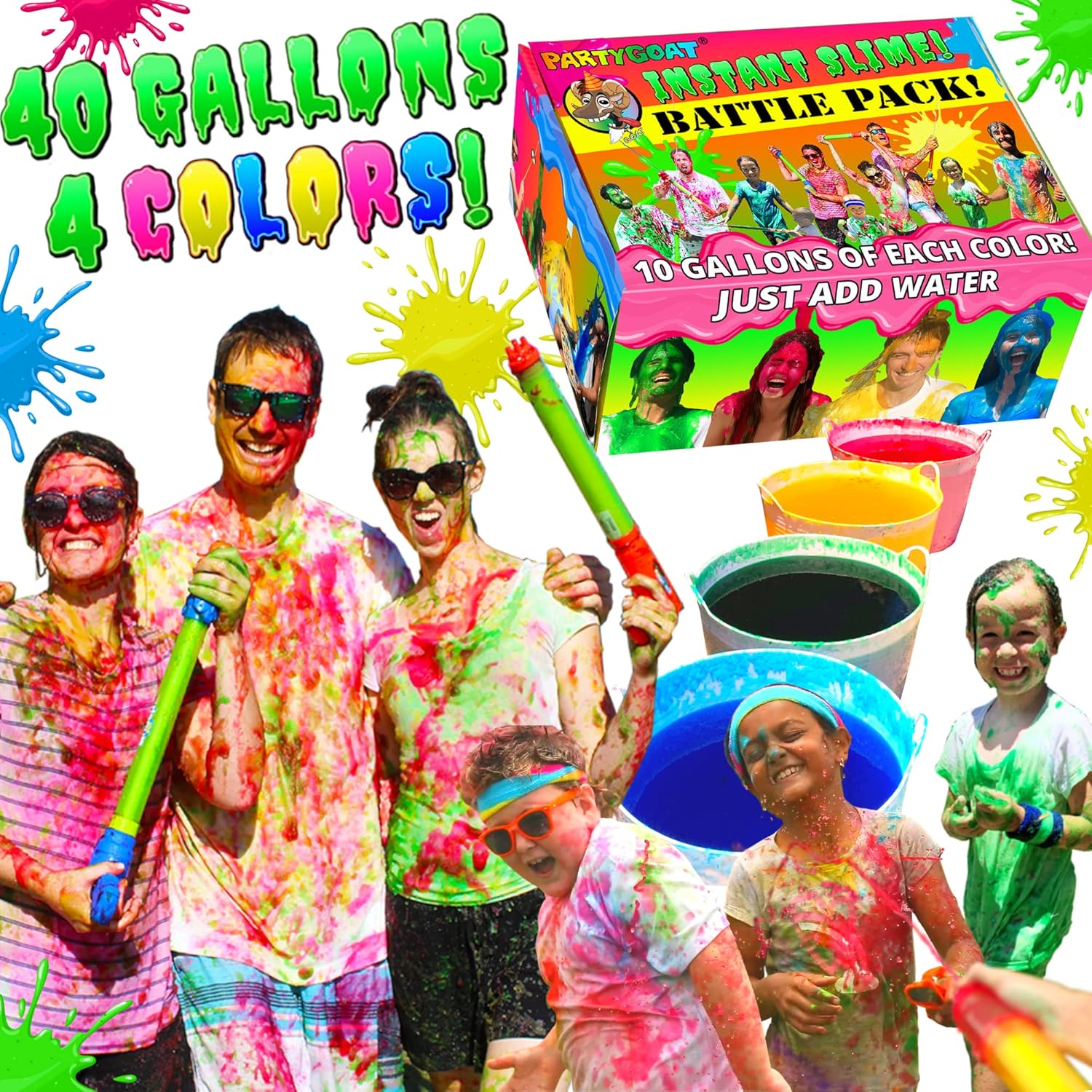 Bulk Instant Slime Powder for Colorful Fun and Games