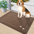 Dog Door Mat for Muddy Paws 24in x 36in - Absorbent Dirt Trapper