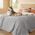 Bedsure Waterproof Blanket for Bed King - Reversible Sherpa Pet
