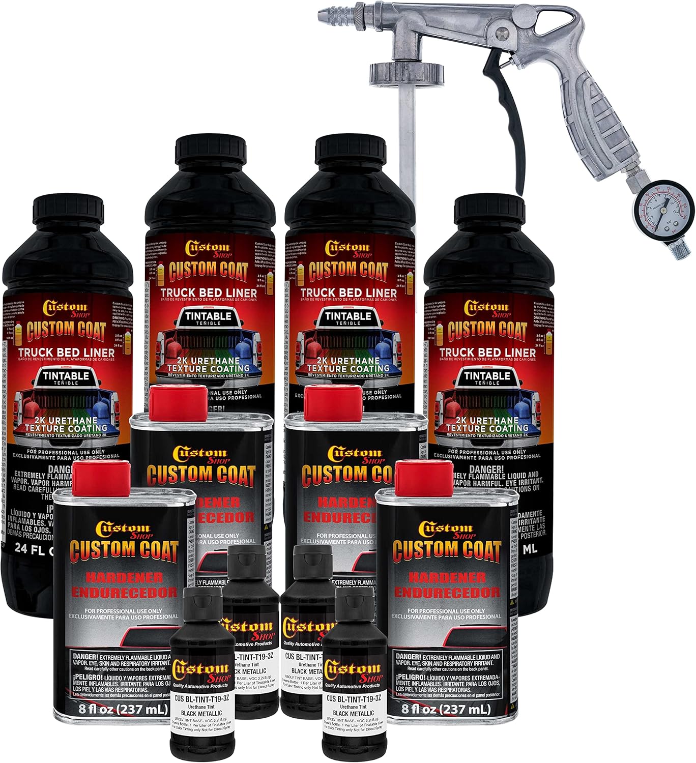 Custom Coat Black Metallic 1 Gallon Truck Bed Liner Kit Review