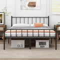 Full Bed Frame Classic Metal Platform Bed Frame - Sturdy Storage