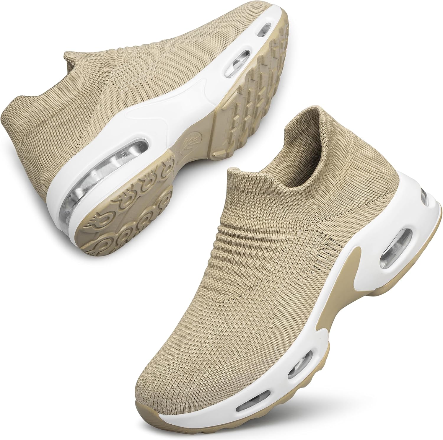 DOUSSPRT Womens Walking Shoes Slip on Air Cushion Sneakers