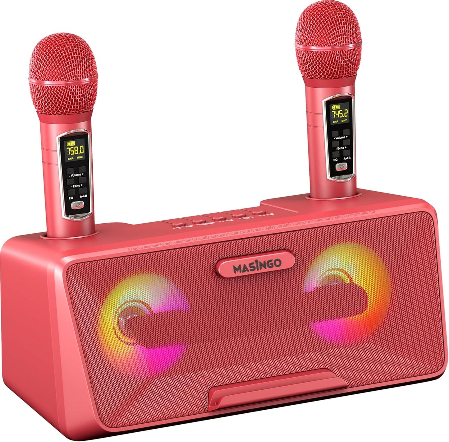 Wireless Mic Karaoke Machine by MASINGO