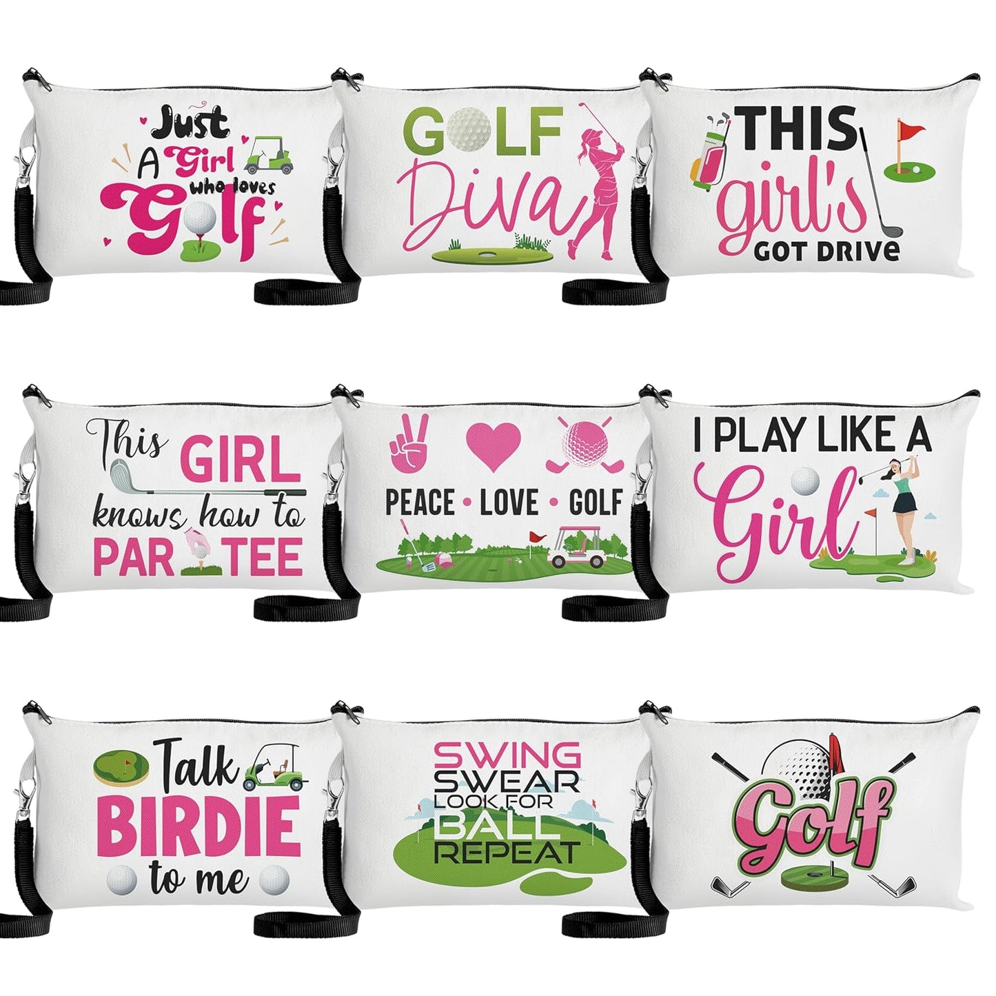 R HORSE Golf Makeup Bag Set - Stay Organized in Style!