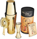 Professional Gold Cocktail Shaker Set - Mixology Mastery