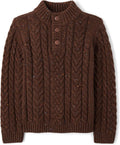 Gymboree Boys and Toddler Mock Neck Cable Knit Sweater - Cozy Everyday