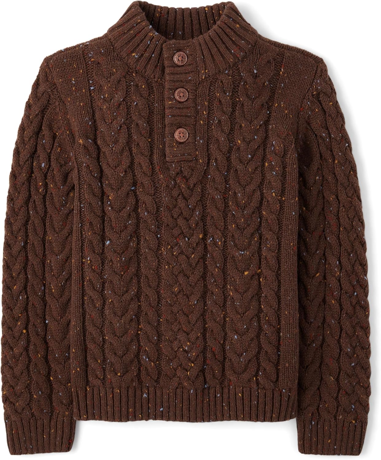 Gymboree Boys Mock Neck Cable Knit Sweater for Toddlers