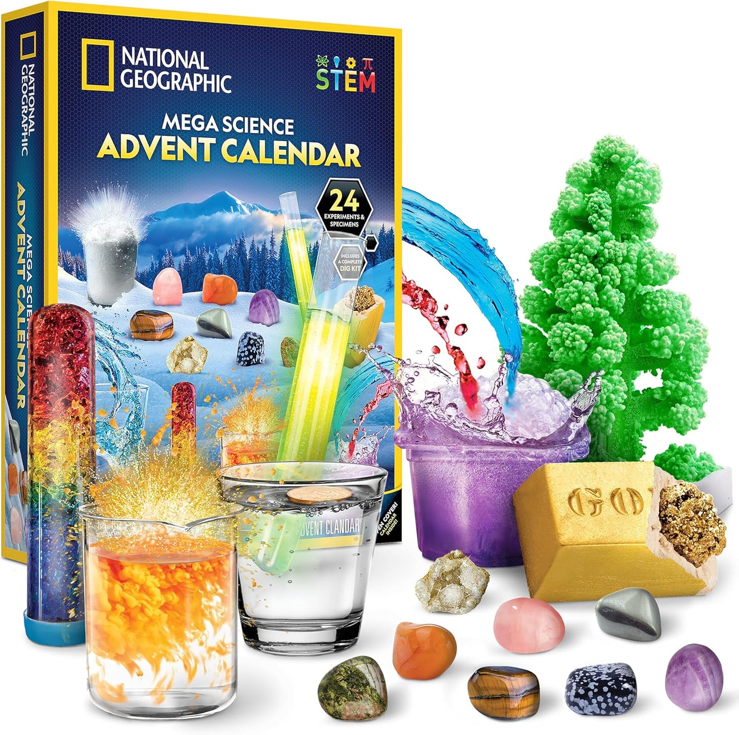 NATIONAL GEOGRAPHIC Science Kit Advent Calendar for Kids 2025