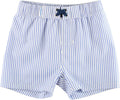 RUGGEDBUTTS Boys UPF50+ Seersucker Swim Trunks - Sun Safe Design