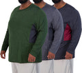 Real Essentials Mens Big & Tall 3-Pack Dry-Fit T-Shirts - Comfortable