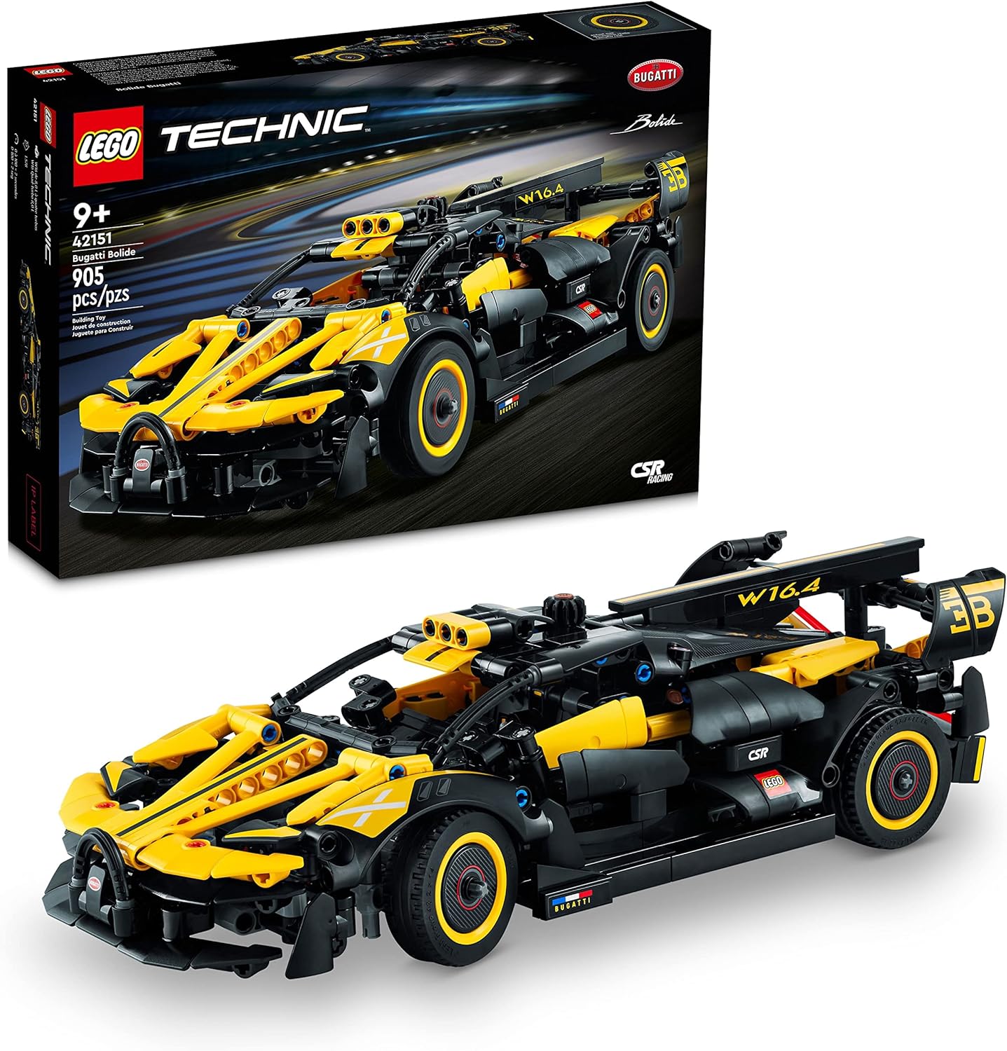 LEGO Bugatti Bolide Racing Car Building Set - Speed & Engineering Toy for Teen Builders