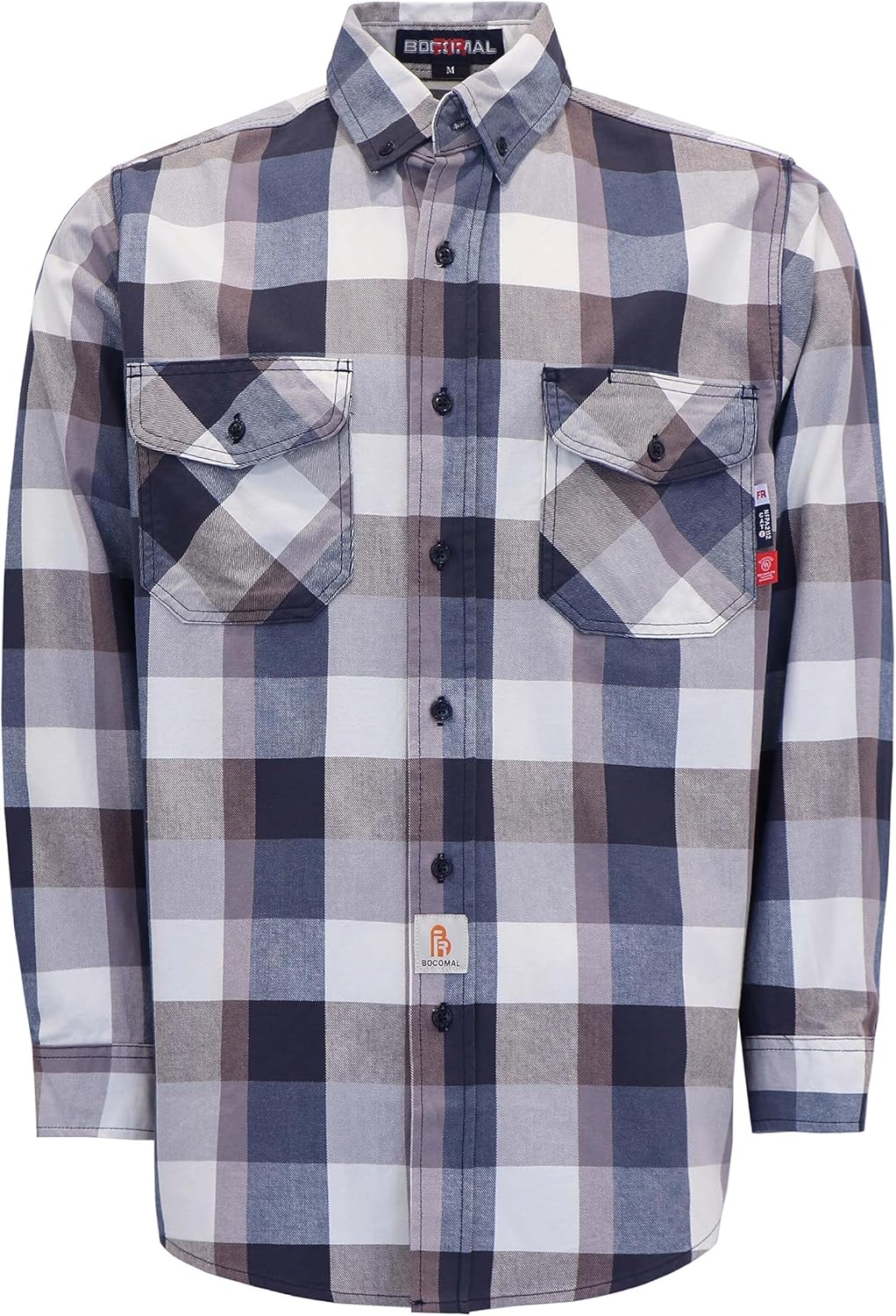 BOCOMAL Flame Resistant Welding Shirt for Safety and Comfort