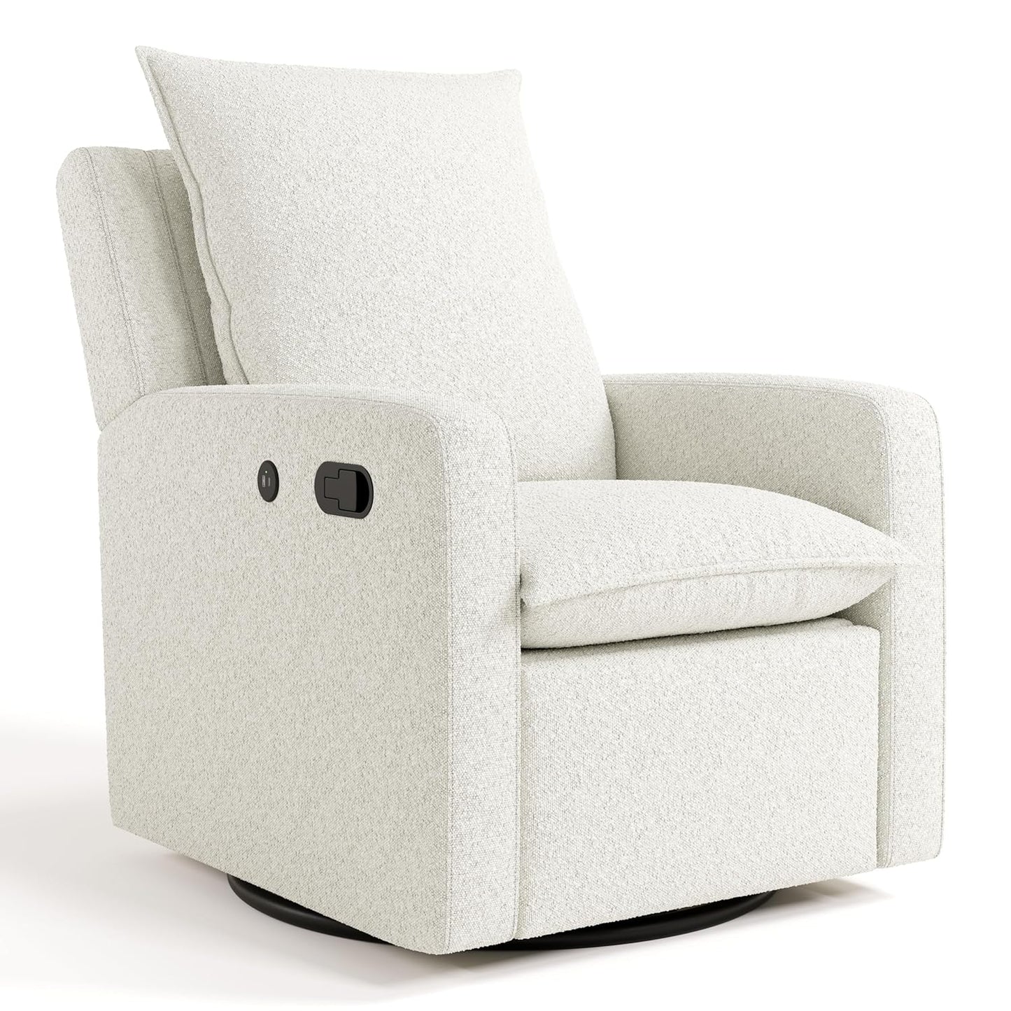 Storkcraft Timeless Recliner Glider with USB Charging Port