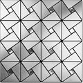 Pinwheel Pattern Peel and Stick Metal Glass Backsplash Tile - Easy
