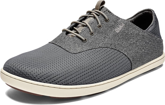 OLUKAI Nohea Moku Men's No Tie Boat Shoes for All-Day Comfort