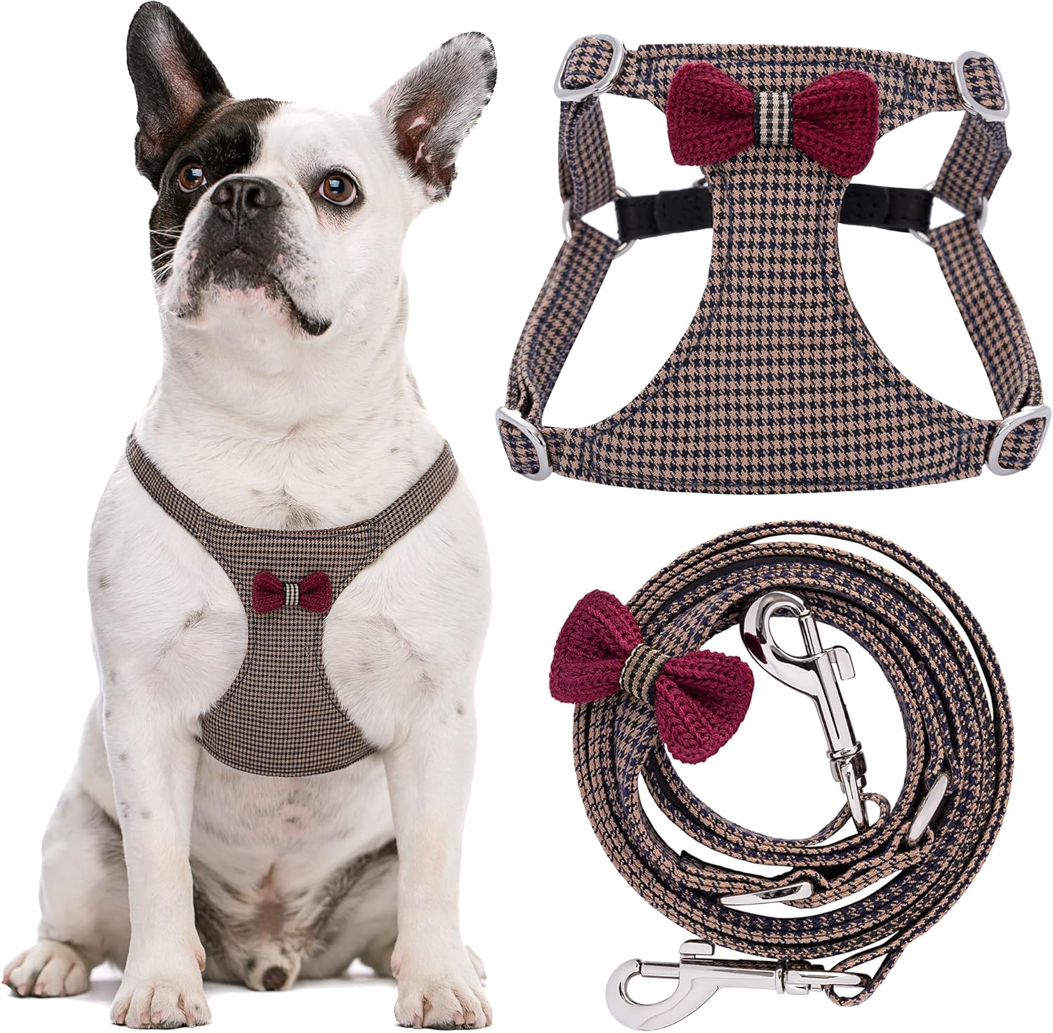 Puppytie No Pull Dog Harness for Medium Dogs, Soft & Adjustable