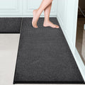 Washable Kitchen Rugs Set of 2 for Indoor Entryway and More
