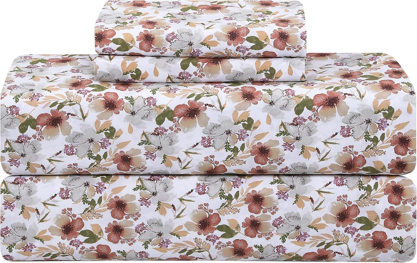 Softest 100% Cotton Sheets with 16in Deep Pocket for Comfort