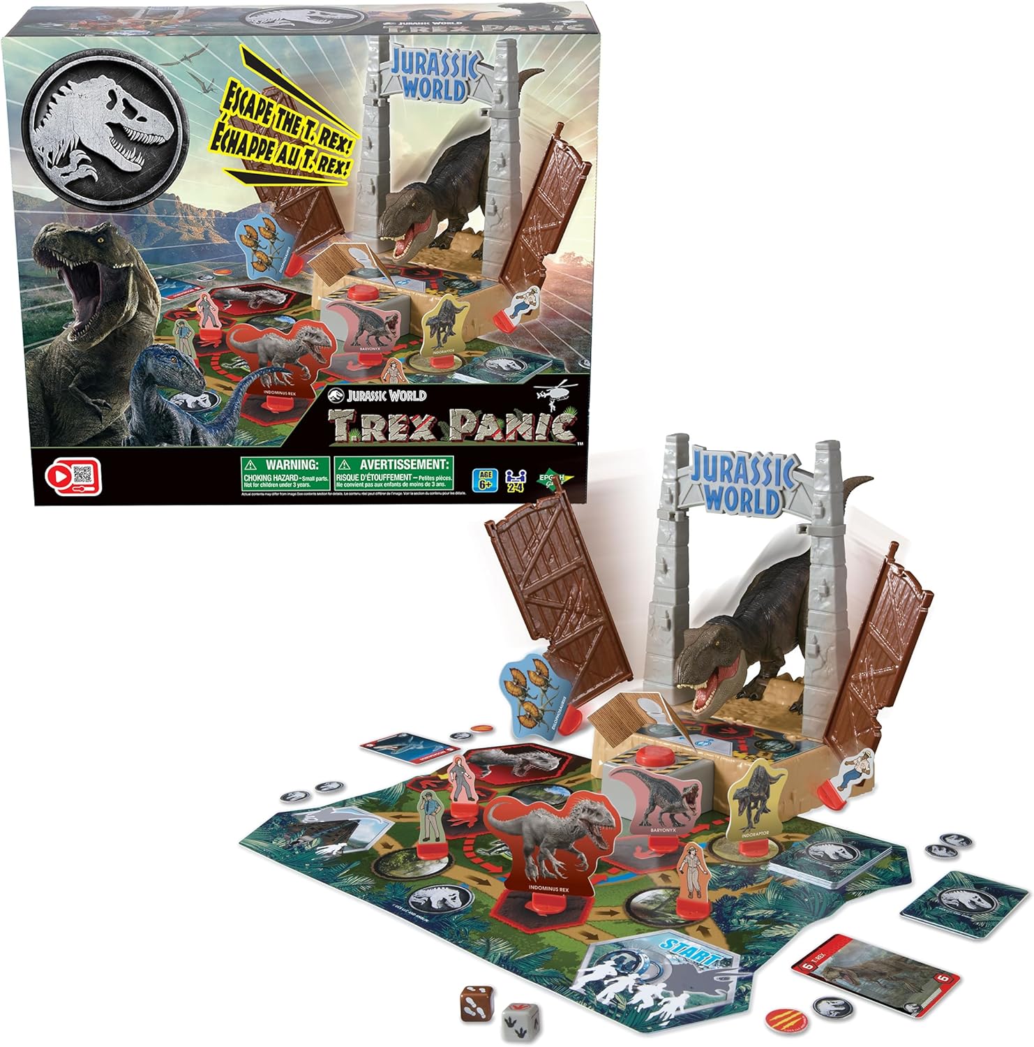 Jurassic World T. Rex Panic - Thrilling Dinosaur Game for Kids