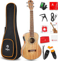 Tenor Ukulele 26 in Acoustic Electric Uke - Built-In EQ for Stage