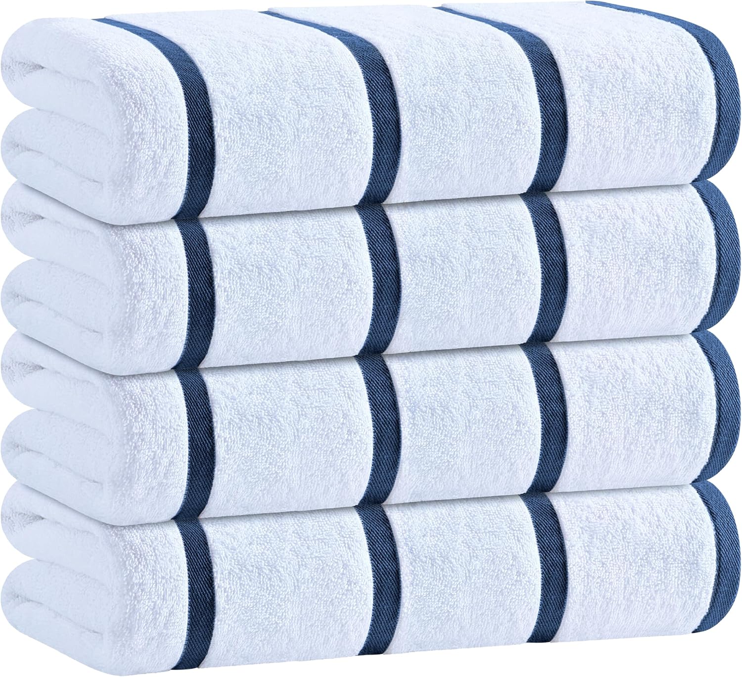 Oversized Cotton Pool Towels 30 x 60 Inches for Beach Use