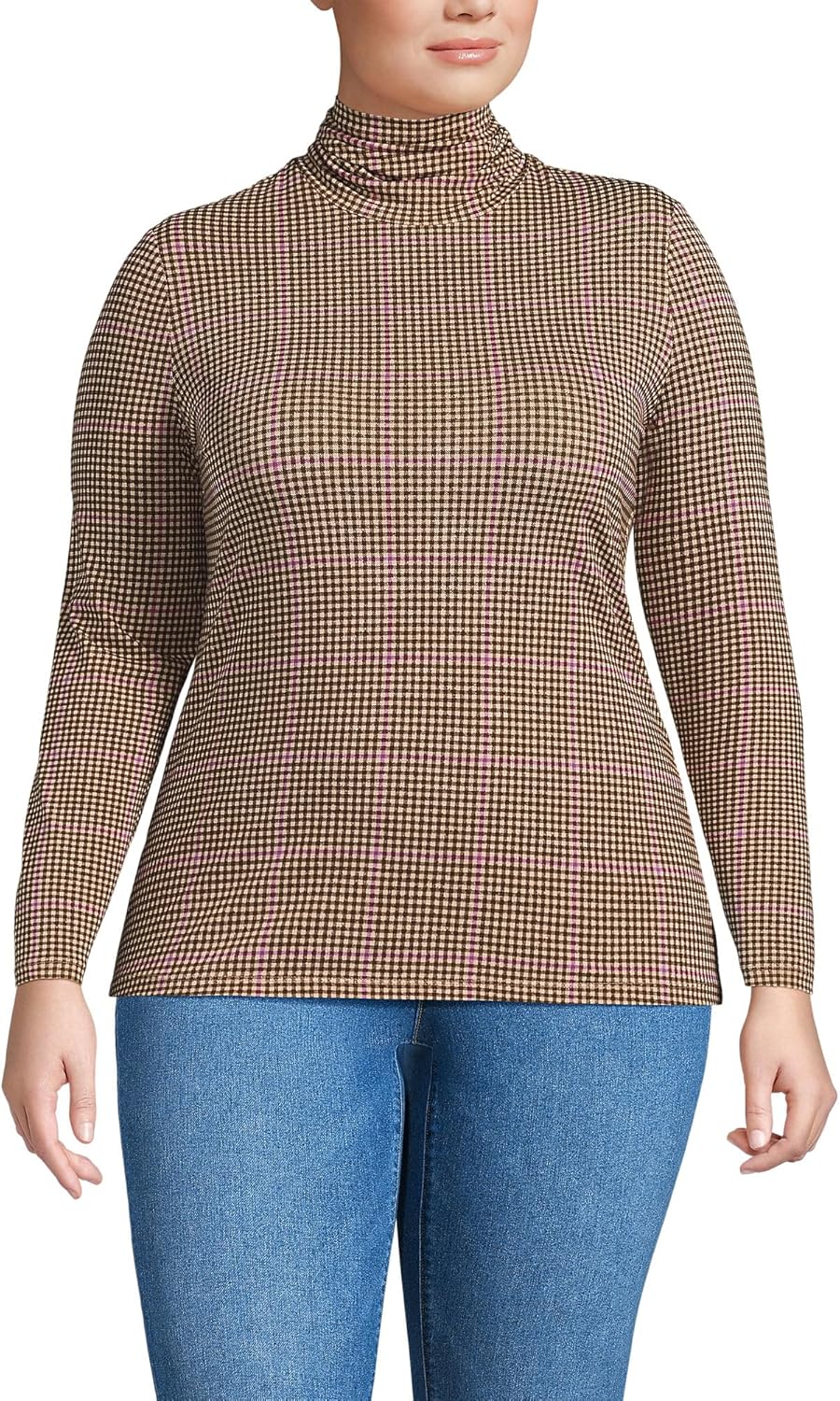 Lightweight Jersey Long Sleeve Turtleneck for Stylish Comfort