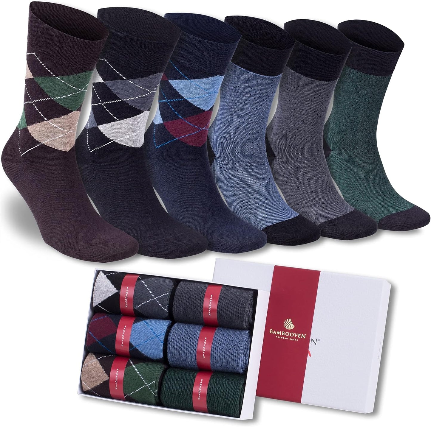 Mens Dress and Trouser Socks Made From Bamboo for Comfort