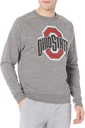Blue 84 Men's Tri-Blend Crewneck Sweatshirt Vintage Icon - Cozy Fan