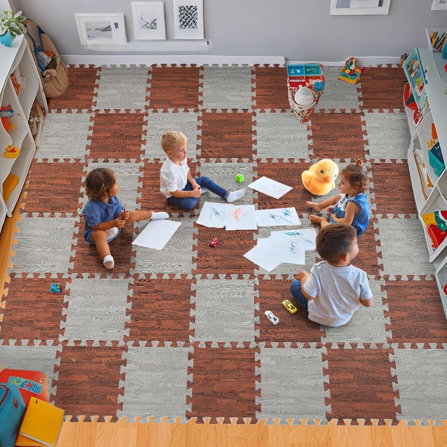 Skyweaver 36 Tiles Soft Non-Toxic Baby Play Mat for Kids
