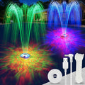 Floating Pool Fountain with Lights - Upgraded 2025 Pool Fountain